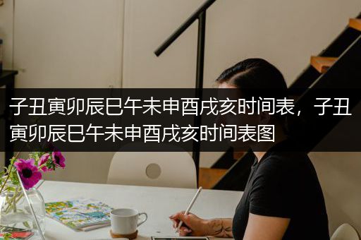 子丑寅卯辰巳午未申酉戌亥时间表，子丑寅卯辰巳午未申酉戌亥时间表图